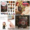 Alice in Chains themed 2025 Advent Calendar with detailed mini figurines, music-inspired icons, and Christmas collectibles for daily surprises!