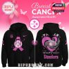 Pittsburgh Steelers Breast Cancer Awareness Month hoodie with pink ribbon and football design, featuring 