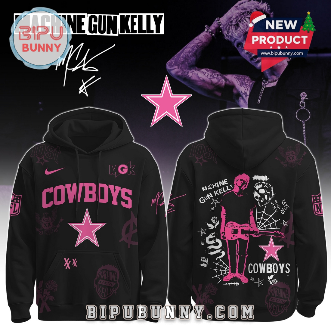 All Team NFL x MGK The Lost Americana Tour 2025 Hoodie All Team NFL x MGK The Lost Americana Tour 2025 Hoodie