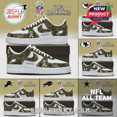 All Team NFL x US Veterans Day 2025 Air Force 1 Sneakers