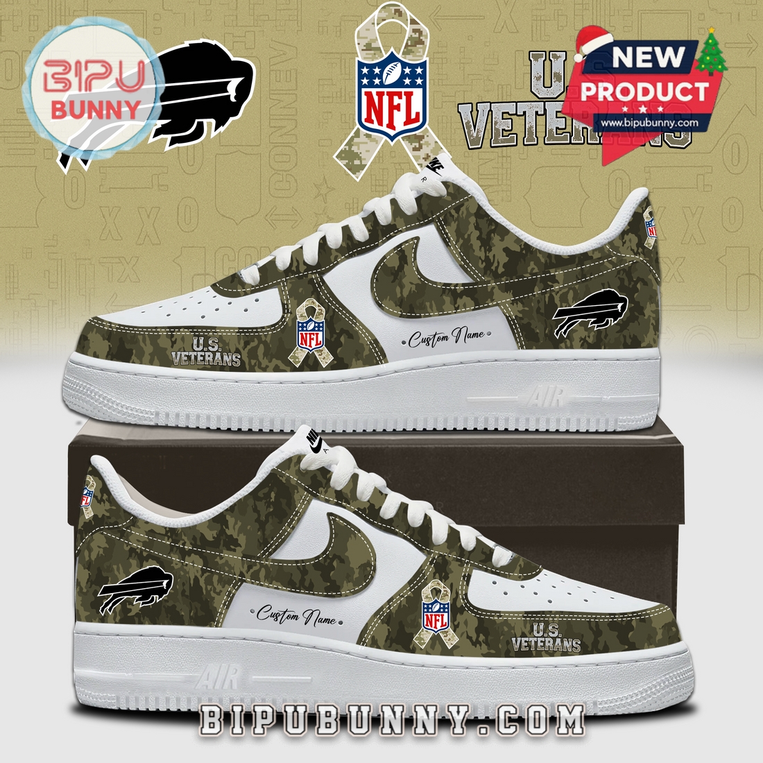 All Team NFL x US Veterans Day 2025 Air Force 1 Sneakers All Team NFL x US Veterans Day 2025 Air Force 1 Sneakers