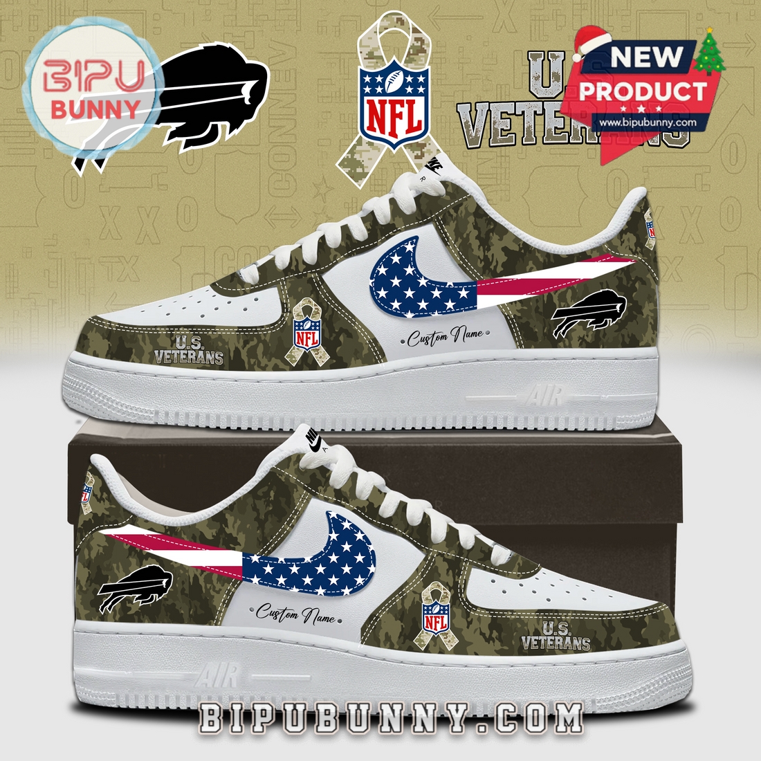 All Team NFL x US Veterans Day Limited Edition Air Force 1 All Team NFL x US Veterans Day Limited Edition Air Force 1