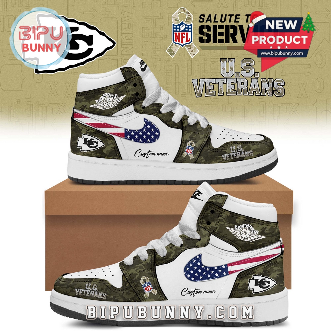 All Team NFL x US Veterans Day Limited Edition Air Jordan 1 All Team NFL x US Veterans Day Limited Edition Air Jordan 1