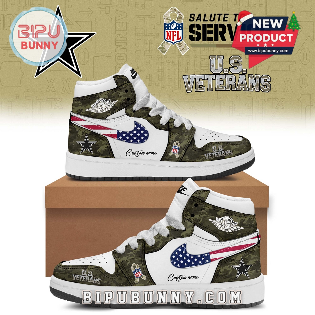 All Team NFL x US Veterans Day Limited Edition Air Jordan 1 All Team NFL x US Veterans Day Limited Edition Air Jordan 1