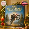 A dynamic motocross-themed advent calendar box set against a holiday backdrop. The action-packed artwork shows a rider soaring through a snowy scene with Christmas elements all around!