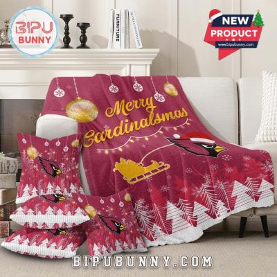 Arizona Cardinals 2025 Christmas Fleece Blanket