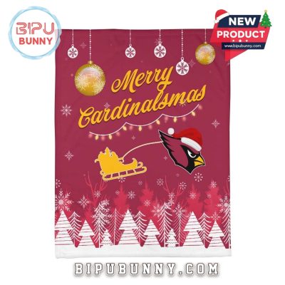 Arizona Cardinals 2025 Christmas Fleece Blanket