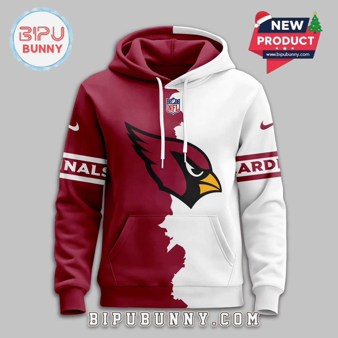 Arizona Cardinals 2025 Victory Split Hoodie Arizona Cardinals 2025 Victory Split Hoodie
