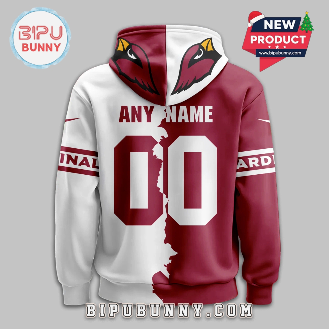 Arizona Cardinals 2025 Victory Split Hoodie Arizona Cardinals 2025 Victory Split Hoodie
