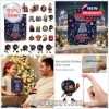 Arizona Wildcats themed Advent Calendar 2025 surrounded by collectible ornaments and festive miniatures designed for fans and holiday decor!