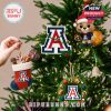 Father and daughter sharing a joyful Christmas exchange with the Arizona Wildcats 2025 Advent Calendar, creating warm family memories!