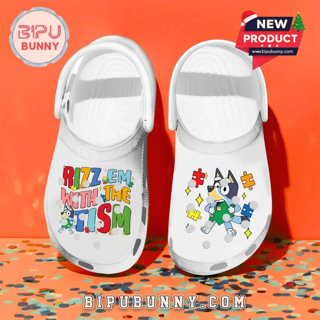 Autism Awareness Bluey Rizz Em With The Tism Crocs Autism Awareness Bluey Rizz Em With The Tism Crocs