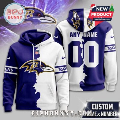 Baltimore Ravens 2025 Victory Split Hoodie