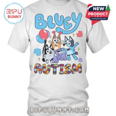 Bluey Autism Awareness Accept Understand Love T-Shirt