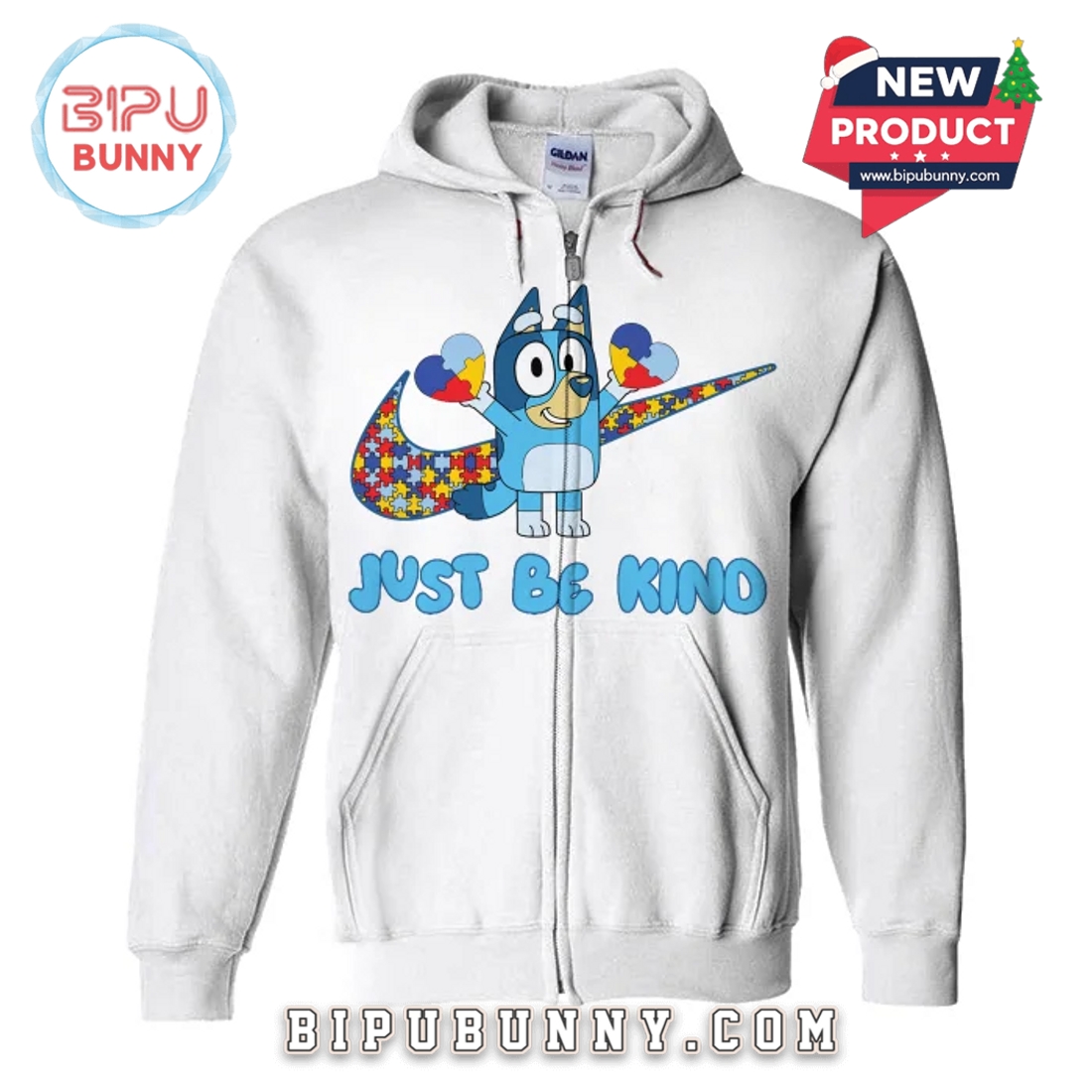 Bluey Just Be Kind Autism Awareness Unisex T-Shirt Bluey Just Be Kind Autism Awareness Unisex T-Shirt