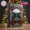 Single product focus showing the gothic-style Bring Me The Horizon Advent Calendar box with roses and skull motifs!