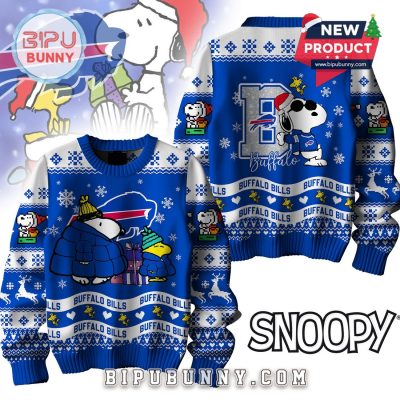 Buffalo Bills NFL Peanuts Snoopy Ugly Sweater 2025