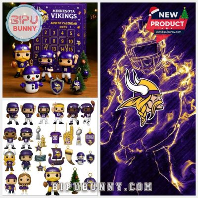 Christmas 2025 Minnesota Vikings Advent Calendar Limited Edition