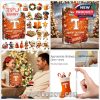 Vols-themed advent calendar and ornaments including football gear, Santa, mascots, stadium models, and UT logo items!