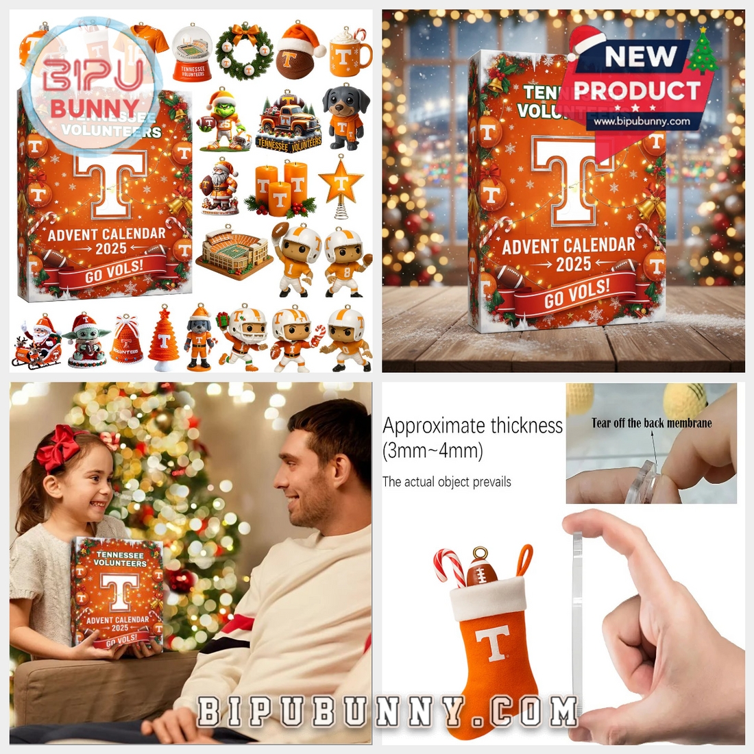 Christmas 2025 Tennessee Volunteers Advent Calendar Christmas 2025 Tennessee Volunteers Advent Calendar