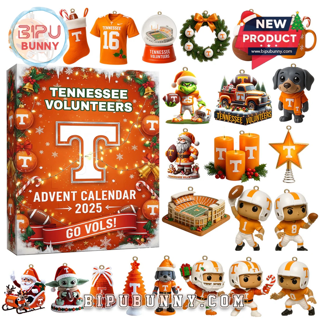 Christmas 2025 Tennessee Volunteers Advent Calendar Christmas 2025 Tennessee Volunteers Advent Calendar
