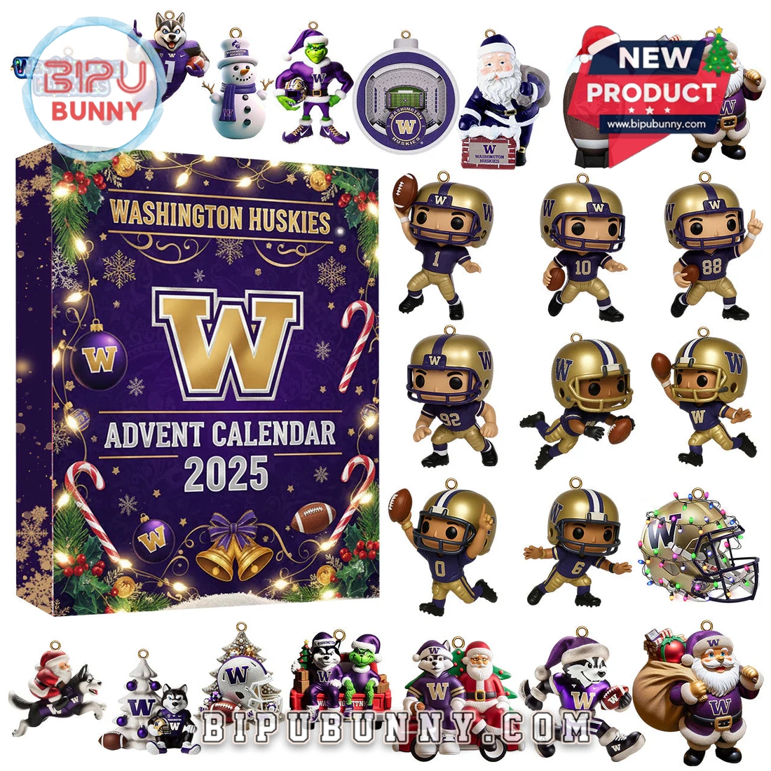 Christmas 2025 Washington Huskies Advent Calendar Christmas 2025 Washington Huskies Advent Calendar
