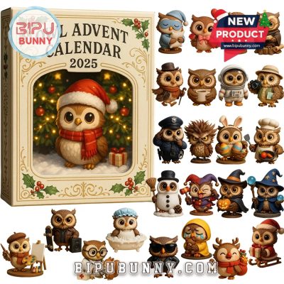 Christmas Owl Advent Calendar 2025
