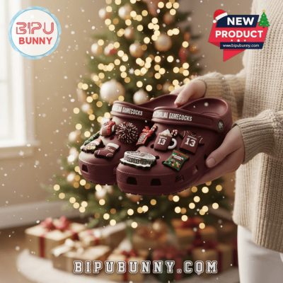Christmas South Carolina Gamecocks 2025 Crocs Clogs