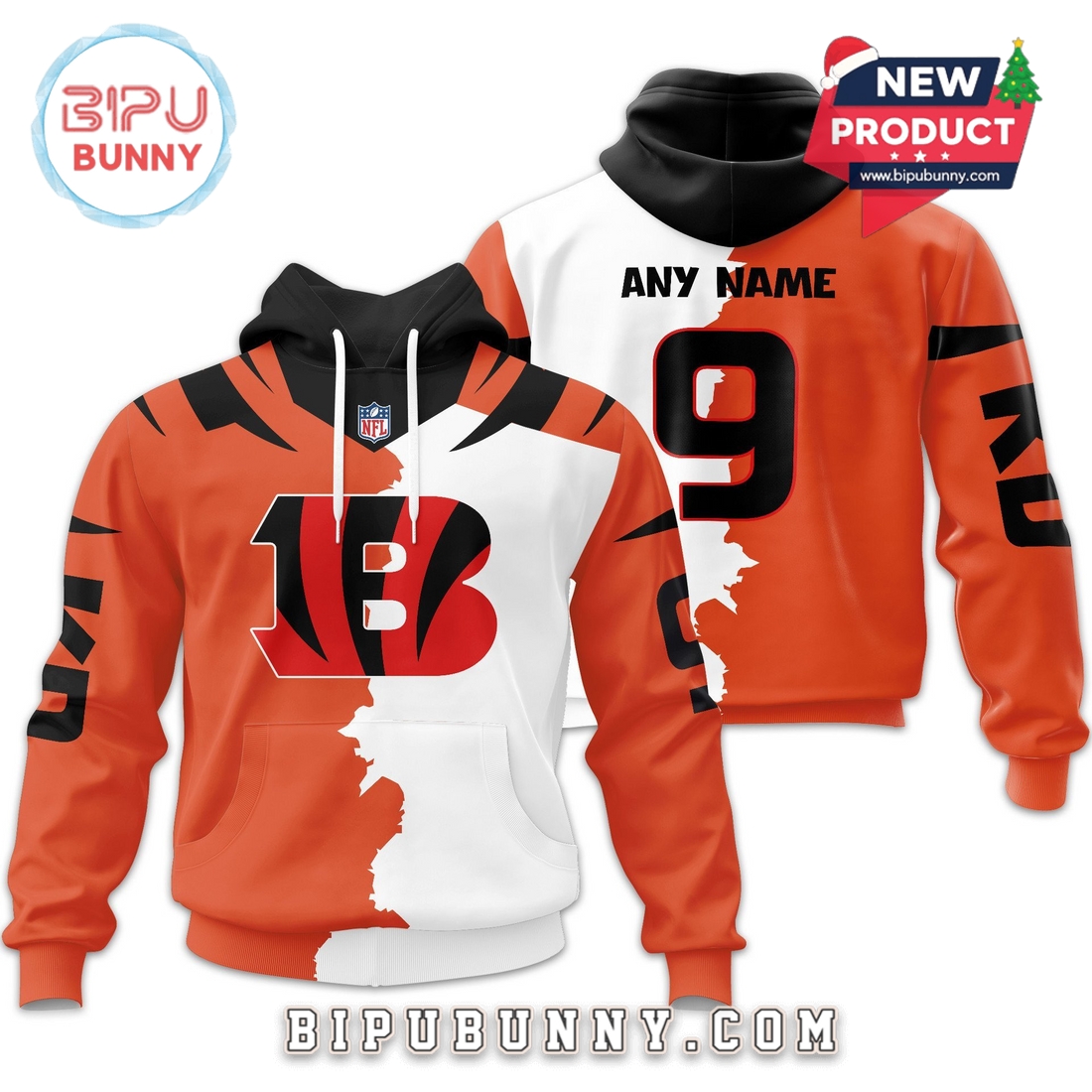 Cincinnati Bengals 2025 NFL Home Mix Away Hoodie Cincinnati Bengals 2025 NFL Home Mix Away Hoodie