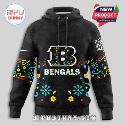 Cincinnati Bengals NFL Dia de los Muertos Limited Editions Hoodie