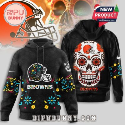Cleveland Browns NFL Dia de los Muertos Limited Editions Hoodie