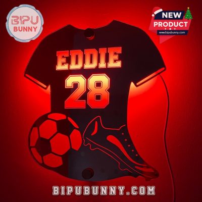 Custom Led Cool Mirror Lights For Football Lovers