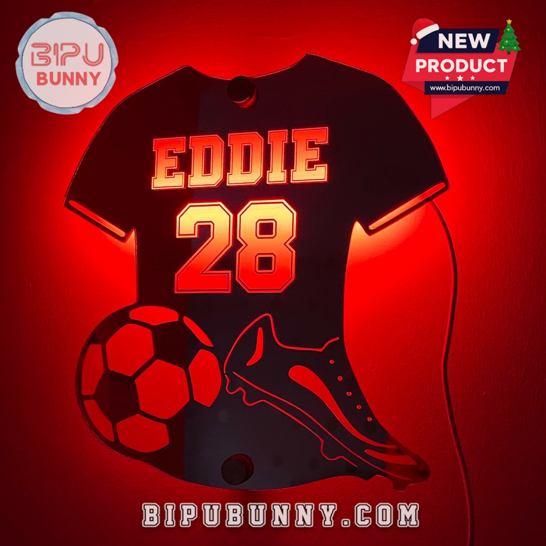 Custom Led Cool Mirror Lights For Football Lovers Custom Led Cool Mirror Lights For Football Lovers