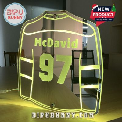 Customized Names Numbers Hockey Jersey Mirror Light