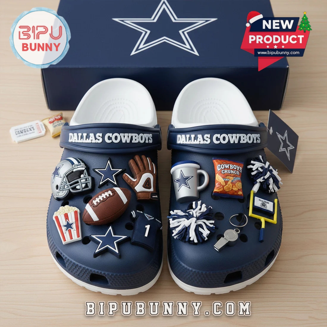 Dallas Cowboys Football Crocs Clogs Dallas Cowboys Football Crocs Clogs