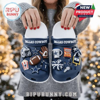 Dallas Cowboys Football Crocs Clogs