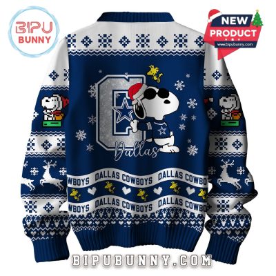 Dallas Cowboys NFL Peanuts Snoopy Ugly Sweater 2025
