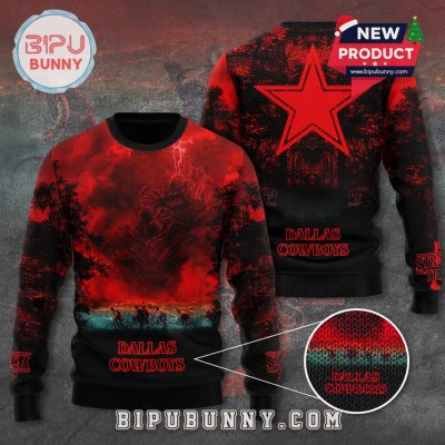 Dallas Cowboys x Stranger Things Ugly Sweater 2025