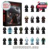 Complete set of Darth Vader mini-figures from 2025 Advent Calendar.
