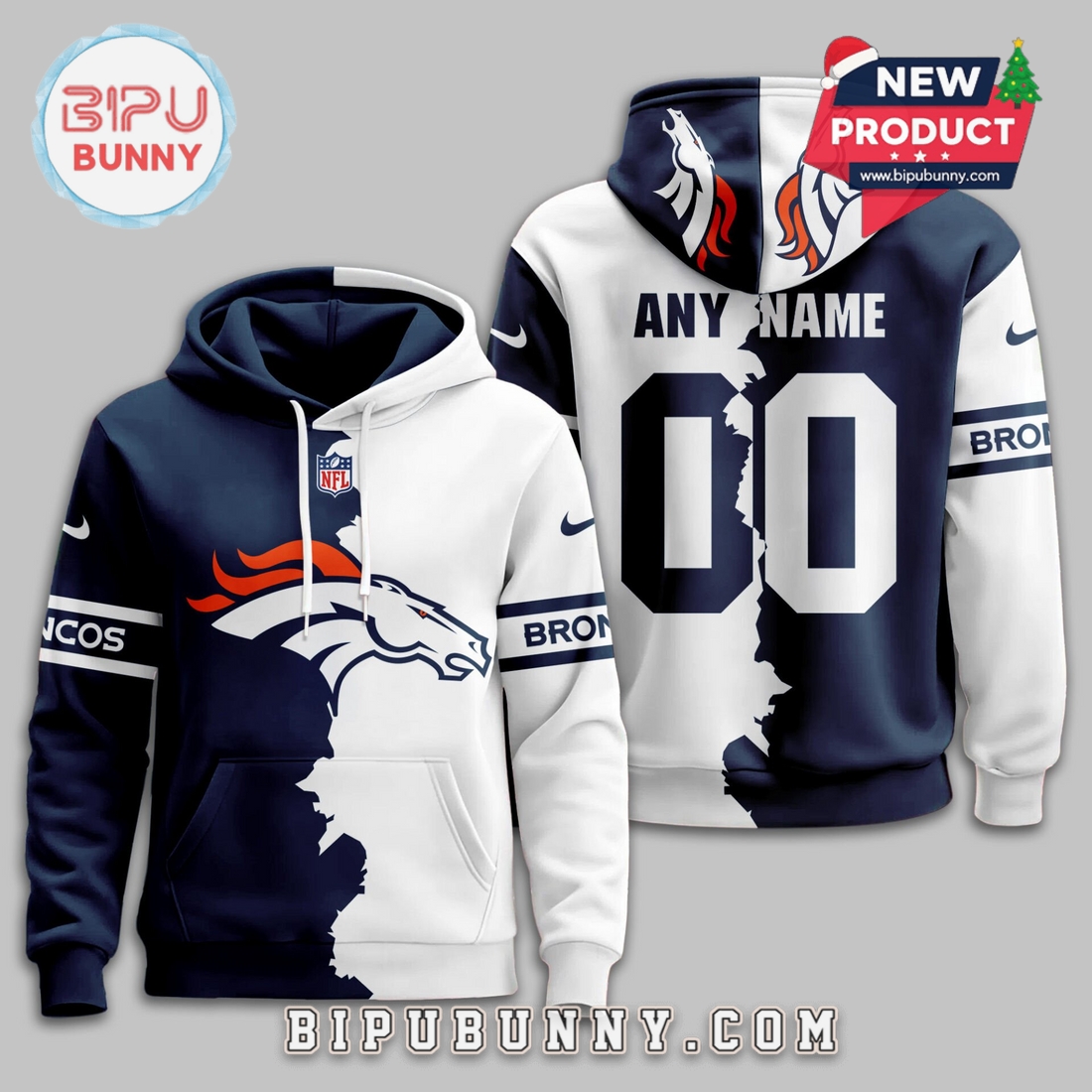 Denver Broncos 2025 Victory Split Hoodie Denver Broncos 2025 Victory Split Hoodie