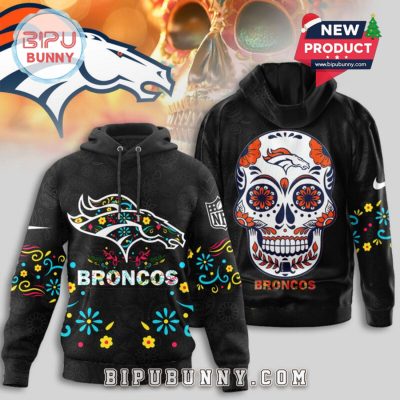 Denver Broncos NFL Dia de los Muertos Limited Editions Hoodie