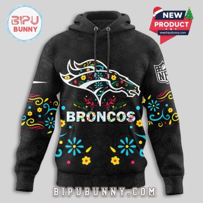 Denver Broncos NFL Dia de los Muertos Limited Editions Hoodie