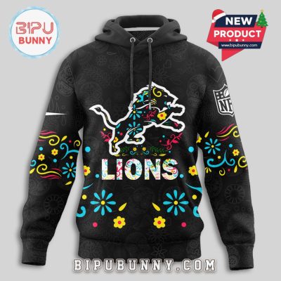 Detroit Lions NFL Dia de los Muertos Limited Editions Hoodie
