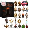 Epic fantasy-themed advent calendar box with 24 hanging ornaments based on The Lord of the Rings characters and objects!