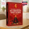 Stylish Ferrari anniversary advent calendar box with festive design and tribute to 96 years of racing heritage!