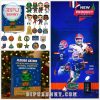 Florida Gators 2025 basketball advent calendar set including player figurines, championship icons, holiday miniatures, and official team mascot characters arranged neatly next to the product box!