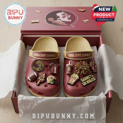 Florida State Seminoles Football Crocs Clogs