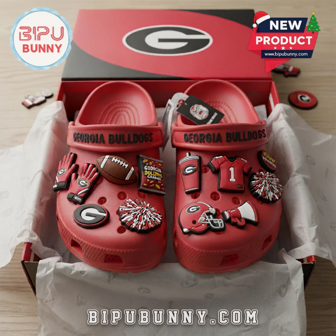 Georgia Bulldogs Football Crocs Clogs Georgia Bulldogs Football Crocs Clogs