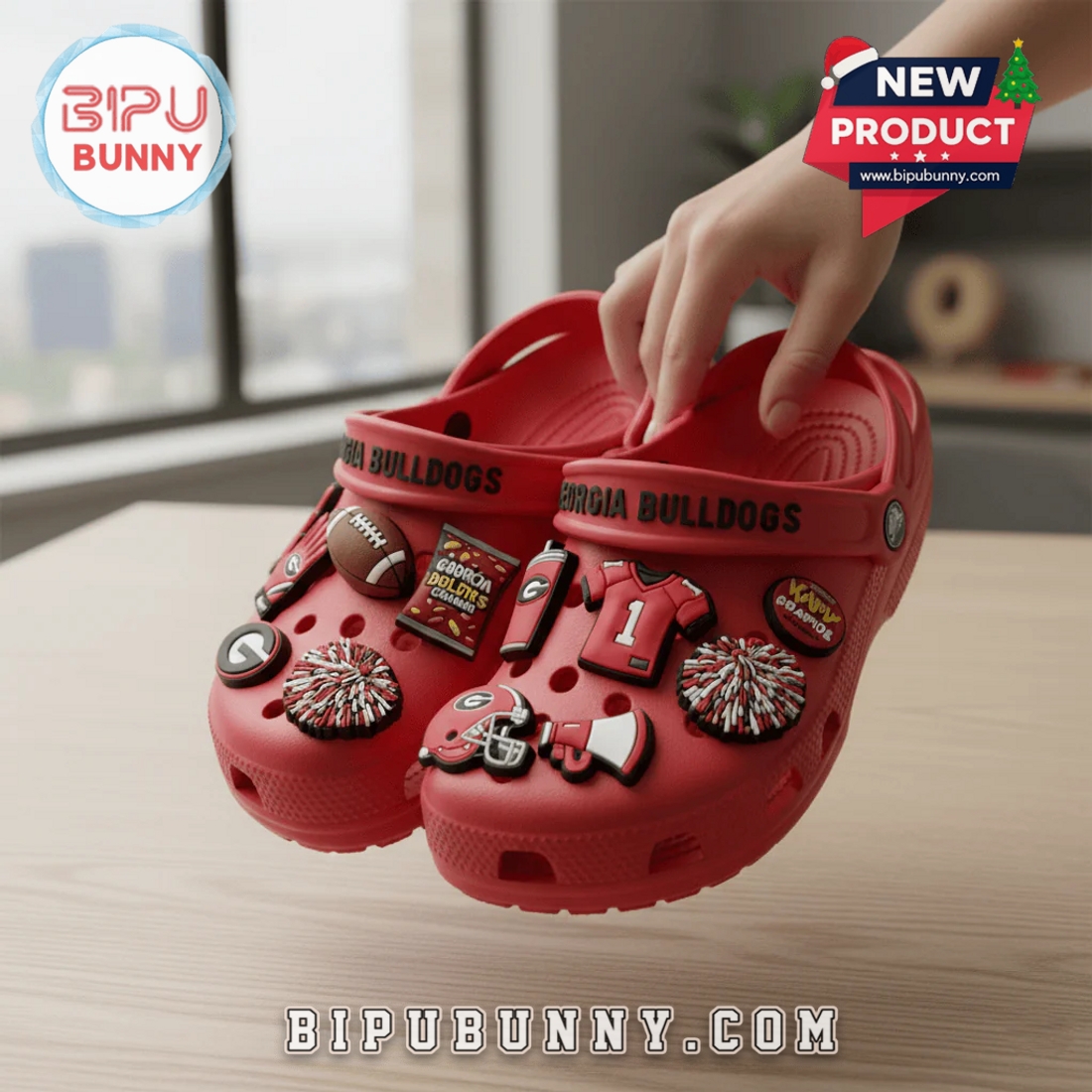 Georgia Bulldogs Football Crocs Clogs Georgia Bulldogs Football Crocs Clogs