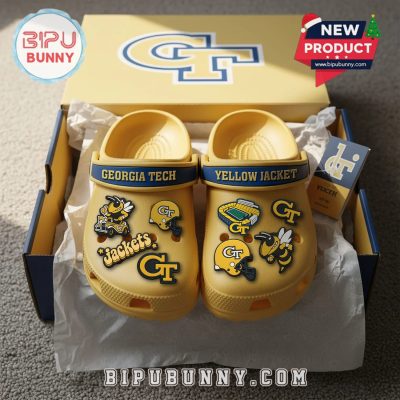 Georgia Tech Yellow Jackets Football Crocs Clogs
